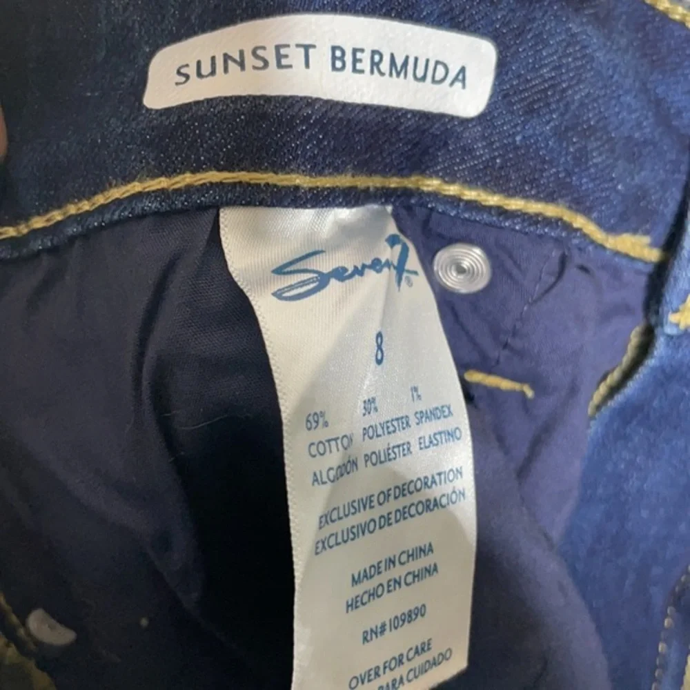 Seven 7 Sunset Bermuda "Jackson" Shorts sz 8 - Picture 6 of 6